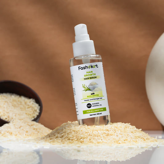 Fashokart Rice Water Serum | Silky, Strong, and Healthy Hair with Rice Power  - 100 ML