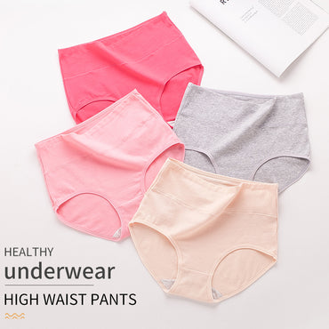 High Waist Cotton Panties and Full Brief Panties for Women (Pack of 3)