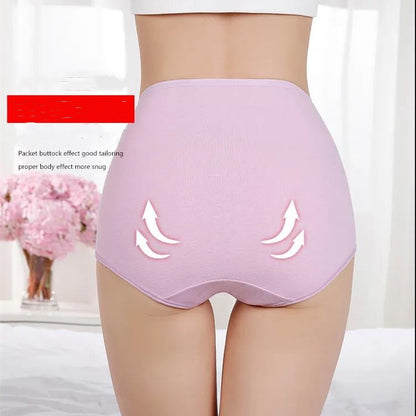 Cotton Underwear for Women Briefs High Waist Tummy Control Pants, Panties (Pack of 3)