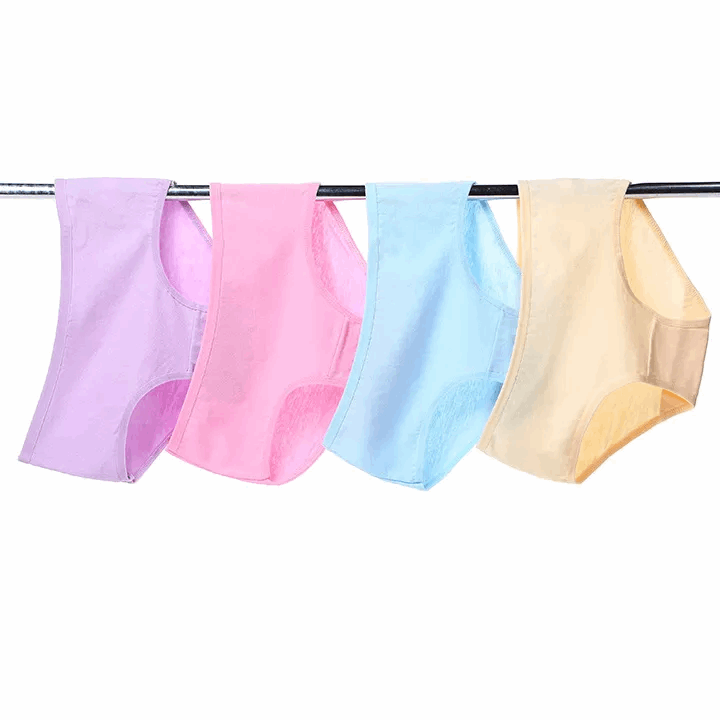 Cotton Hipster Panties for Women by fashokart (Multi-color) (Pack of 4)